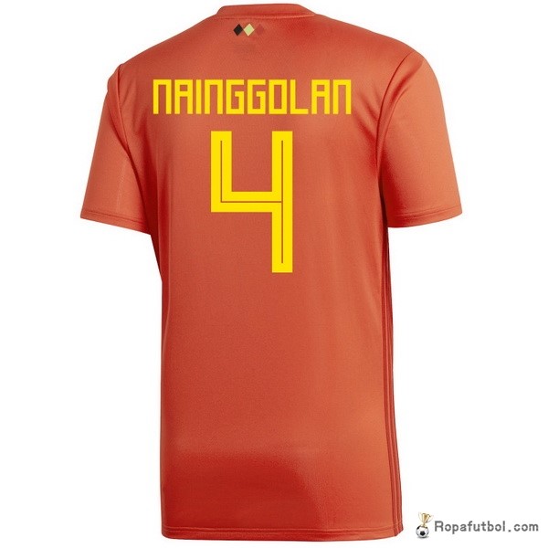 Camiseta Belgica Replica Primera Ropa Nainggolan 2018 Rojo